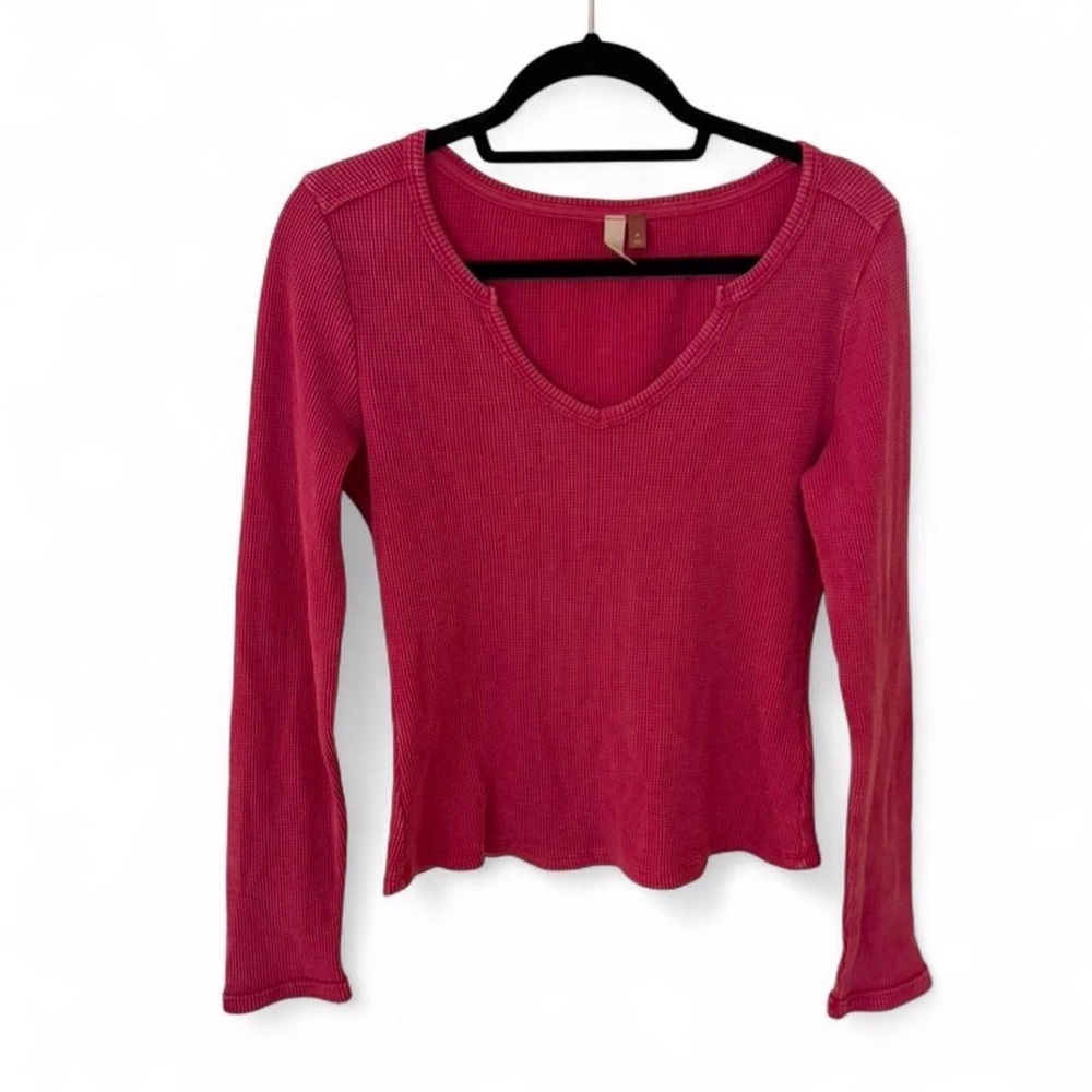 Pilcro Pink Long Sleeve Top